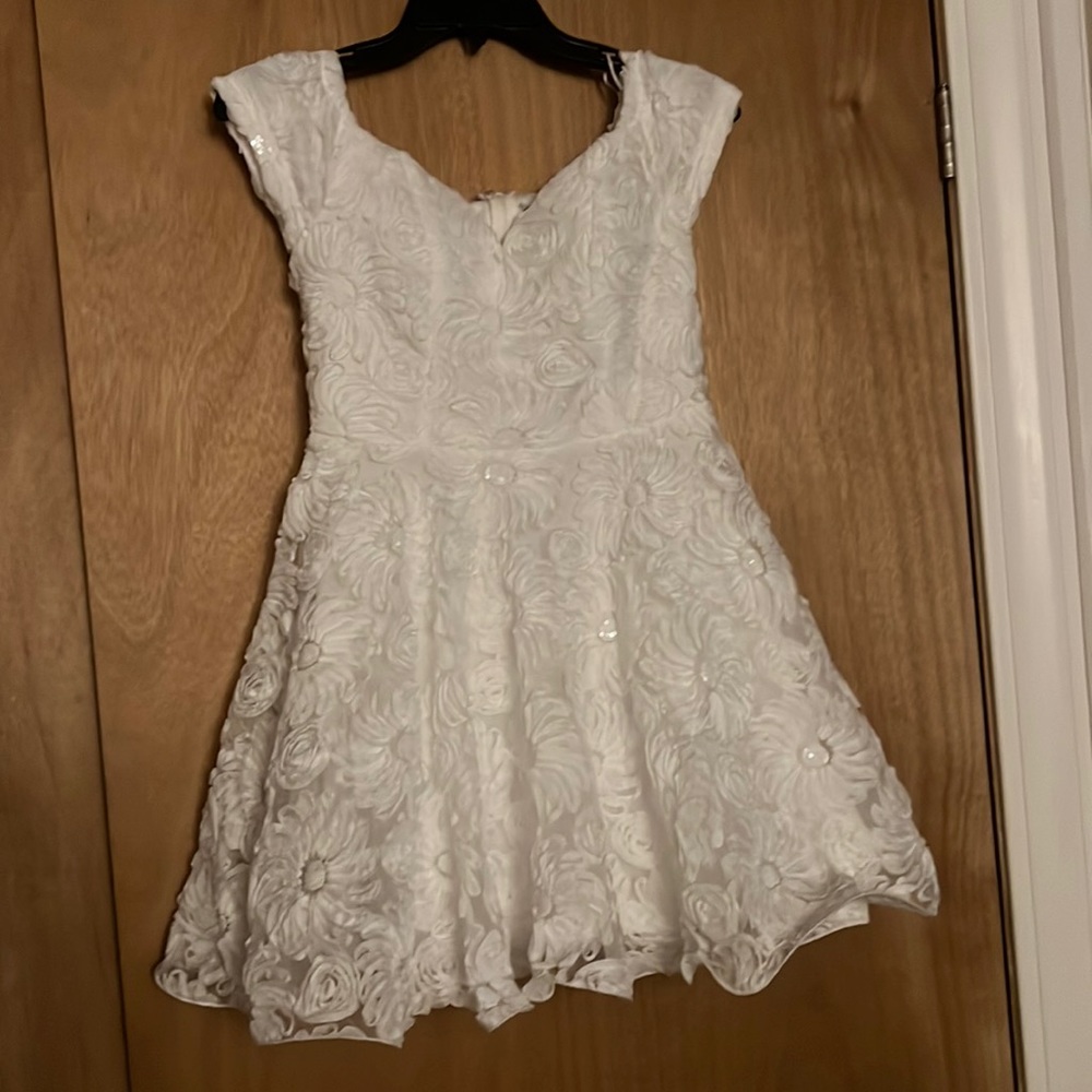 Fashion Nova floral white dress
